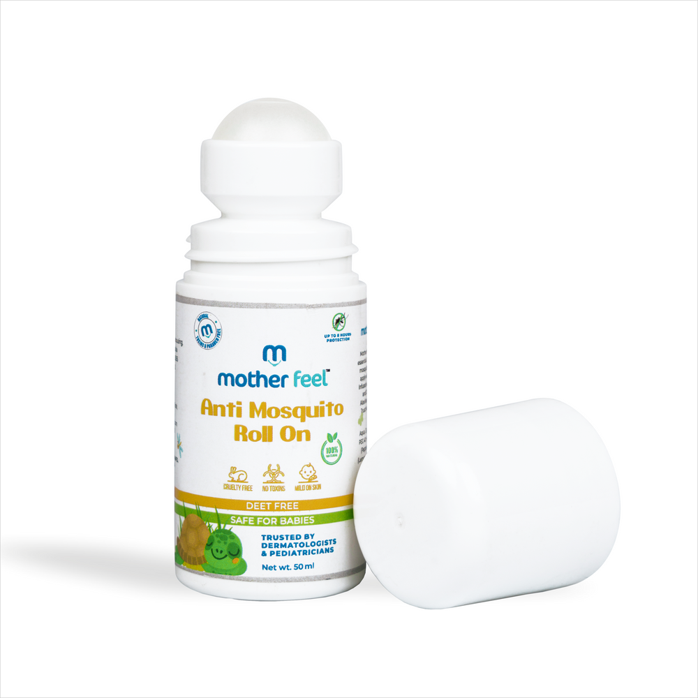 Anti-Mosquito Roll-On (50 ml) - Lasting Protection for Carefree Adventures | Deet Free and Safe for Babies.