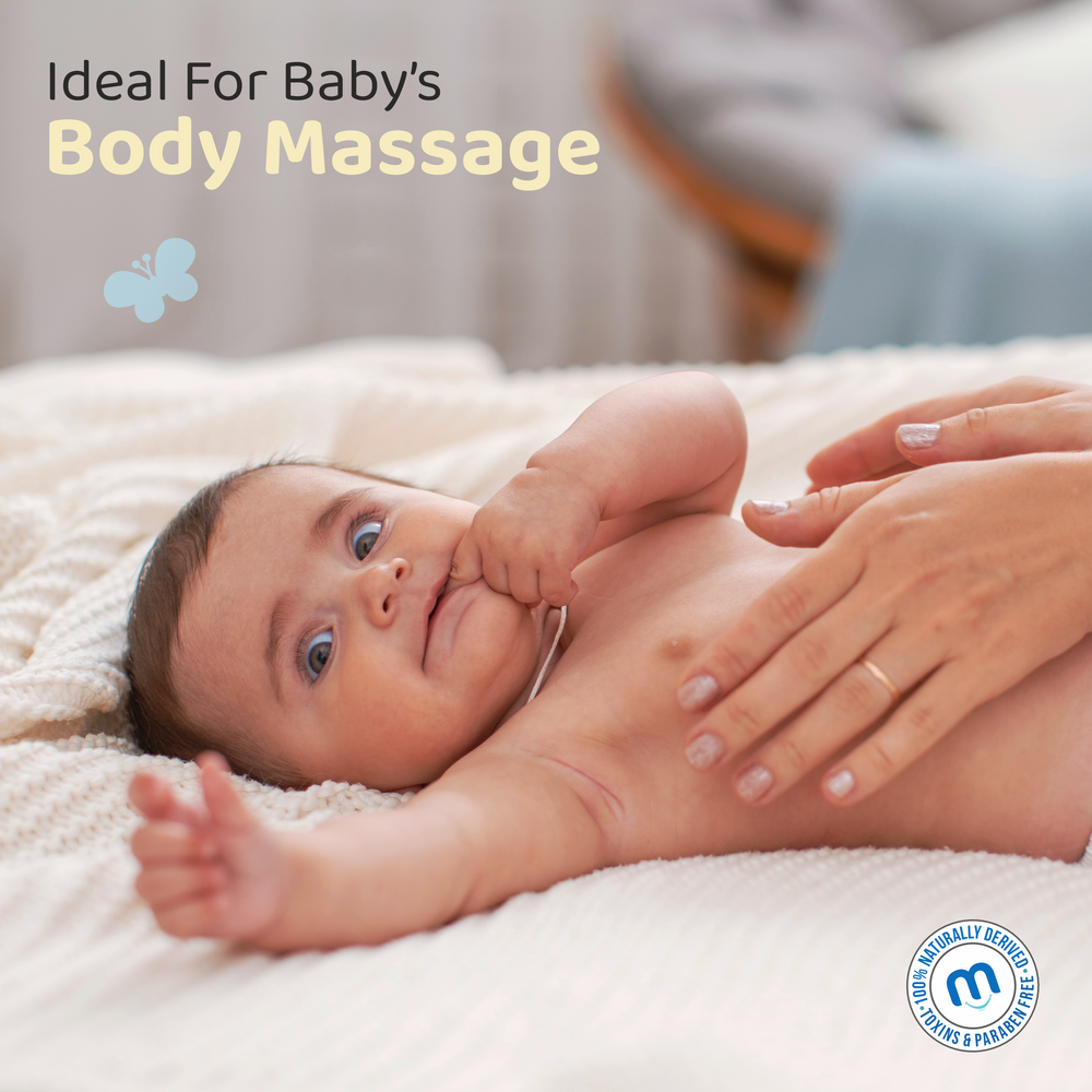 Baby Massage Oil(100 ml) - Pure Bliss for Your Little One | For protecting, smoothing & moisturizing skin