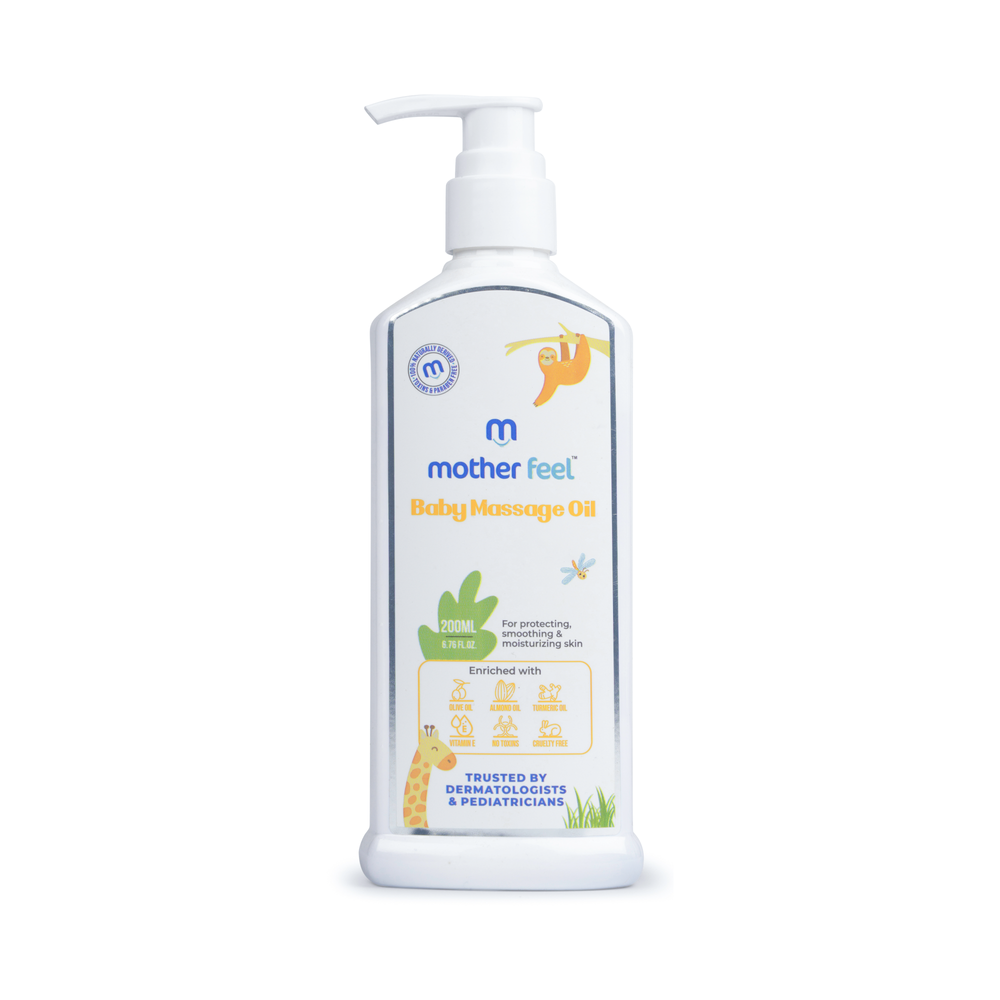 Baby Massage Oil(200 ml) - Pure Bliss for Your Little One | For protecting, smoothing & moisturizing skin